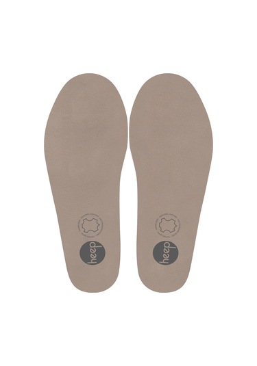 Heep Hakiki Deri Ve Anatomik Bej 23-33 Numara Çocuk Ayakkabı İç Tabanlığı Bej