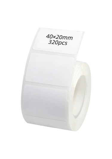 Skycity Islak Suya Dayanıklı Termal Etiket Kağıdı 40x20mm 320 Adet, B11/b21/b3s Yazıcı Uyumlu, Yırtılmaz不干胶etiketler, Ev Ve İşletme Kullanıma Uygun