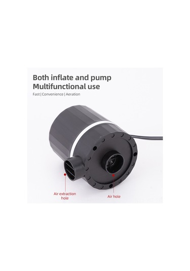 Wezone 35w 5000kpa Elektrikli Hava Pompa, Şişir/boşalt Fonksiyonu, 2 Uçlu, Yürüyen Havlu, Yüzme Çemberi, Havuz Yatağı İçin Taşınabilir Mini Pompa