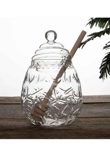 Kosova Dem117 Üfleme Cam Bal Kavanozu 300 Cc Çok Renkli