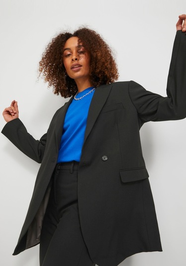 Jack & Jones Kadın Kruvaze Ceket - Mary 12200590 Black Siyah