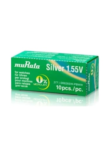 Murata 10 Adet Sr626Sw 377 Japon Malı Saat Pili