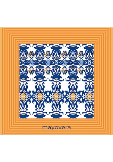 Mayovera Üçgen Eşarp - 13 Çok Renkli
