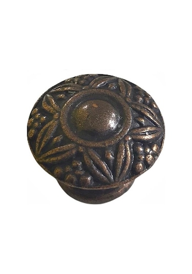 Eymenyapimarket Mobilya Dolap Kulp Düğme Eskitme Tek Vidalı Bakır