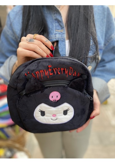 Sanrio Kuromi 22 Cm Sırt Çantası-2039 Altın