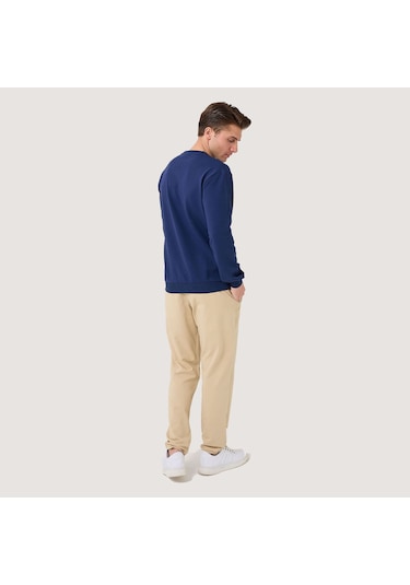 Antrasit Fila Erkek Bisiklet Yaka Sweatshirt Deva Fam0570 Antrasit