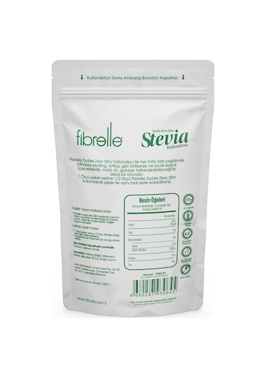 Fibrelle Double Zero Slim Sweetener 240 g 2 Paket