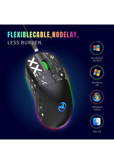 Hxsj C13116B-2 T90 Kablosuz Mekanik Mouse