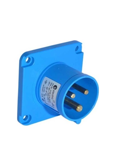 Tp Elektrik 3120 319 0970 3 x 16a Ip44 Makine Fişi Düz 70 x 70