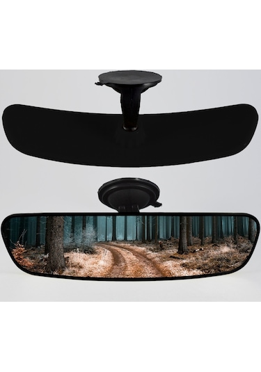 Pırlanta-5 Vantuzlu Universal Dikiz Aynası 25X6 Cm 6 Renk