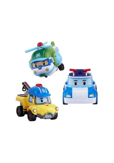 Robocar Poli Gogo City Seti Poli, Bucky Ve Helly Figürlü Puzzle Ve Aksesuar Oyuncak Seti 3+ Yaş Robocar