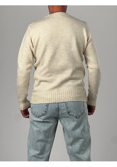 Basic Bej Erkek Sweatshirt Coc1014 Bej