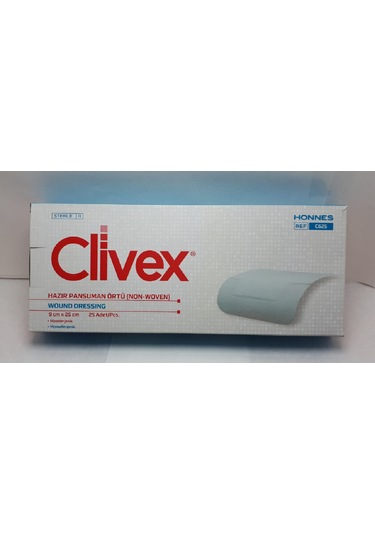 Hazır Pansuman Örtü Non-woven 9cmx25cm 25adet C625