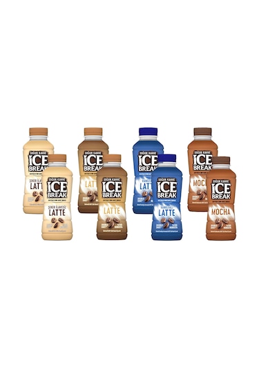 Ülker Ice Break Latte 375 Ml 8 Li Karma Latte-vanilya-şekersiz Latte-mocha Hazır