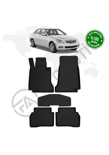Mercedes W204 C Serisi 4d Havuzlu Paspas 2007 2014 Model