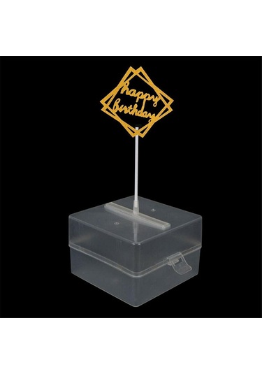 Suntek Plastik Kek Kumbarası Güvenli Para Çekme Mezuniyet Ve