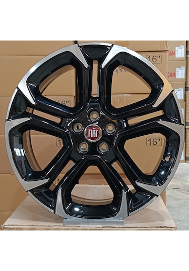 Sıfır Opar 18 İnç 5x98 Egea Elmas Kesim Siyah Jant Takımı