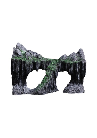 Suntek Balık Tankı Kayalık Mağarası Reçine Gizli Betta İsteğe Bağlı