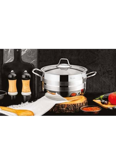 Özlife Ekin 40x26 Çelik Tekli Tencere Sade 31 Litre - 4026