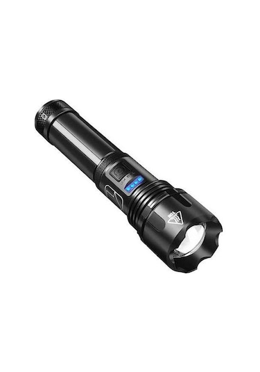 Novahub Güçlü Xhp50 Torch Led El Feneri, N11.758 Siyah Siyah