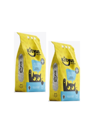 Kityus Marsilya Sabunu Kokulu Topaklaşan Bentonit Kedi Kumu 2 x 10 L