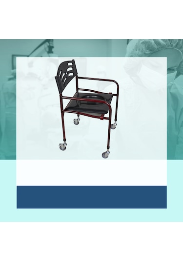 Rkl3210 Katlanır Klozetli Sandalyte Tekerlekli Standart Kapaklı