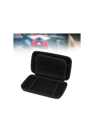 Kangvka New 2ds Xl/2ds Ll Ve 3ds İçin Taşınabilir Korumalı Kılıf - 8 Oyun Kartı Yeri Ve Çanta Bölmesi, Su Geçirmez Pu Ve Eva Malzeme - Gümüş