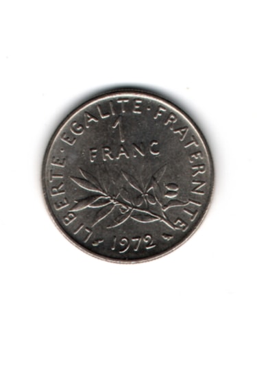 Fransa 1 Frank 1972 Mp2065