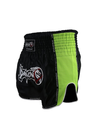 Dragondo Mt3035 Muaythai Şortu Neon Kick Boks Şortu Siyah