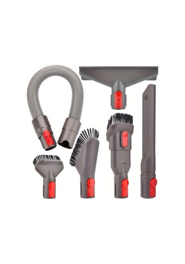 Honeybeeshop 6 Adet  Gen 5 V15 V12 V11 V10 V8 V7 Absolute Aksesuar Kiti Vakum Temizleyici Fırça Süper Büyük Puf Döndürme Mattress Algılama