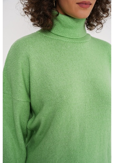 Bigdart 15891 Kazak Etek Triko İkili Takım - E. Yeşil