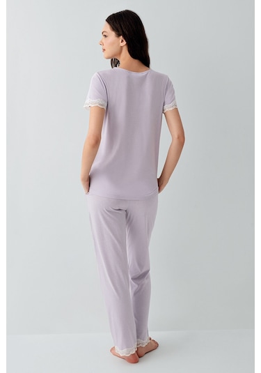 Pierre Cardin Kadın Mor Pijama Takımı Mor