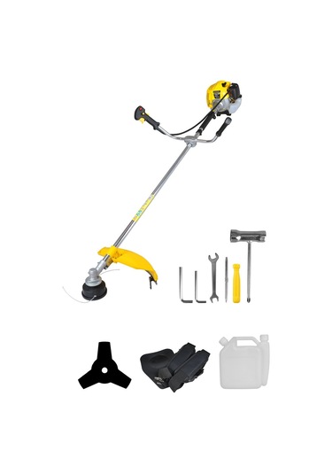 Rtrmax RTM9632SET Benzinli Yan Tip Tırpan + Eldiven + Tırpan Misinası 3'lü Set