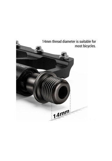 Yifomall Alüminyum Bisiklet Pedalları, Üç Rolmeli, Anti-kayma Tırnaklı, Sağ-sol İşaretli, 244g, Mor - Dağ Yolu Ve Yolluk Bisikletleri İçin Dayanıklı