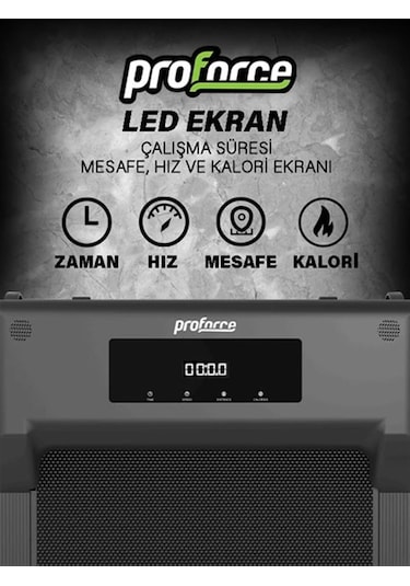 Proforce Sigma Koşu Bandı Uzaktan Kumandalı Yürüme/koşu Bandı Led Ekran, Kolay Kurulum, Katlanabilir, 0-8km/sa Proforce Sigma Koşu Bandı Uzaktan Kumandalı Yürüme/koşu Bandı Led Ekran, Kolay Kurulum, Katlanabilir, 0-8km/sa