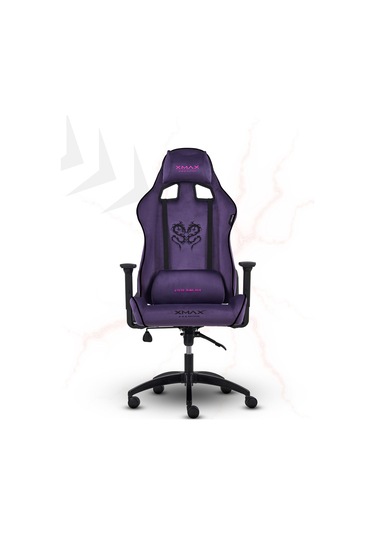 Rio Plus Balerion Terletmez Kadife Kumaş Mor Gaming Oyuncu Koltuğu -7 Mor