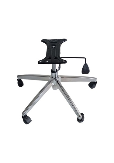 Kamusalmarket Oyun Koltuğu Yıldız Ayağı Tek Kol Mekanizma Krom Pistonlu Çap 70