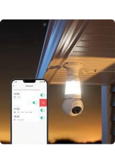 Imou IPC-S6DP-3M0WEB 3 MP Bulb Cam Kablosuz Ampul Kamera