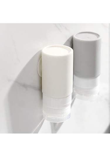 Sones İş Seyahatleri İçin Taşınabilir Diş Fırçası Kapları Kapaklı Yaratıcı Ağız Suyu Kapları, Stil: Alt Şişeli Gri Beyaz