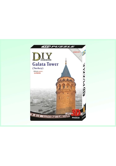 3D Puzzle 3 Boyutlu Maket Galata Tower Galata Kulesi