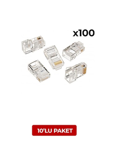 S-lınk Sl-cob8p, Rj45 Jac 100lü Paket 100 + 10lu Paket