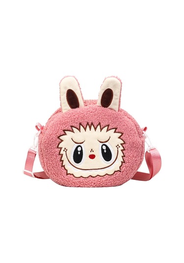 Labubu Crossbody Çanta Anime Kawaii Omuzdan Askili Çanta Karikatür Kadın A A Çok Renkli