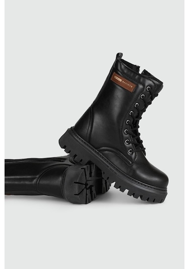 Ayakkabımood Wnt 5144 Termo Taban Kız Çocuk Bot Siyah