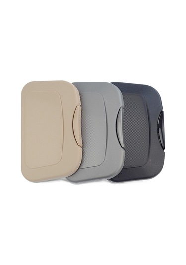 Shineyee Araba Arka Koltuk Folding Masa - Yemek İçeceği Tutucu, Telefon Tutucu, Çok Fonksiyonlu Depolama Rafı - Bej