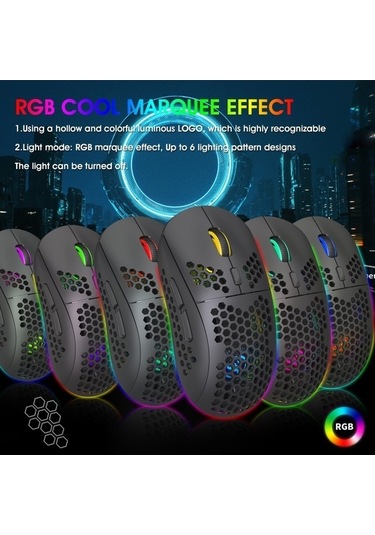 Tongxida T90 Kablosuz Oyuncu Mouse, En Yüksek Hızlı T90