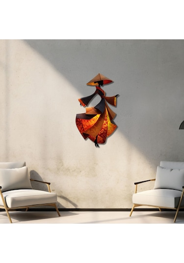 Oryantel Kimono Metal Tablo