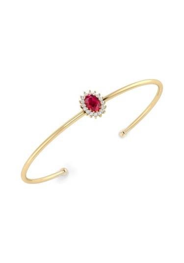 0,96 Karat Pırlantalı Yakut Bileklik N11.14