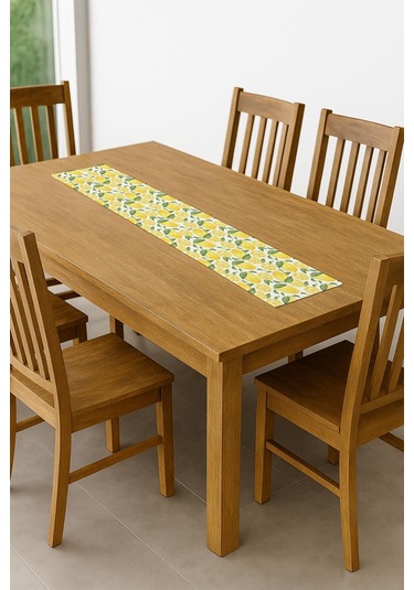 Şık Dokulu Leke Tutmaz Masa Örtüsü Msrt008 Renkli