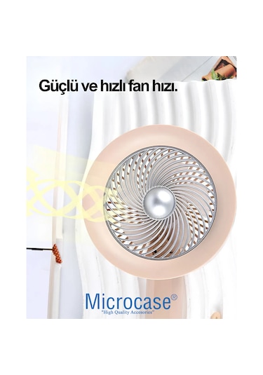 Microcase Fn48 Bilek Askılı Şarj Edilebilir Elde Taşınabilir Mini Fan - Al5300