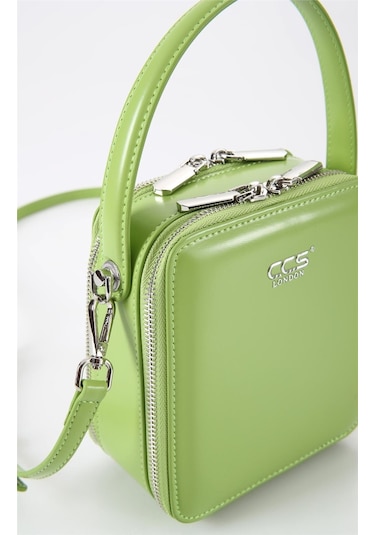 Ççs 17561 Kadın Omuz Askılı El Çantası-yeşil Yeşil
